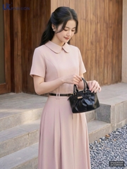 Sơ mi Linen cổ sen kiểu dáng mới, mềm mát, gọn dáng UKSM2604006