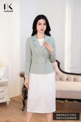 Vest 2 Lớp 4 Cúc Bọc Ve Hech Thanh Lịch, Sang Trọng NKAK2311002
