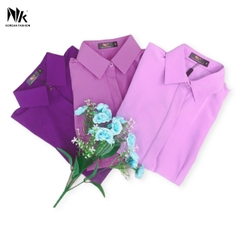 Áo Sơ Mi Dài Tay Cổ Đức Nẹp Dấu Khuy cơ bản phù hợp nhiều kiểu dáng NKSM2010011 ( Ko kèm QU/CV/PK)