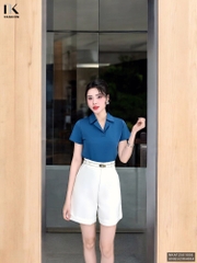 Áo Thun Cổ Ve Thời Trang Công Sở NK Fashion Basic, Trẻ Trung, Tinh Tế, Chất Vải Mềm NKAT2501006