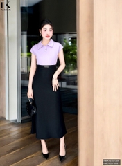 Áo Thun Vai Chờm Cổ Sen Thoải Mái, Nữ Tính Nàng Diện Hàng Ngày NKAT2501007
