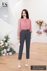 NK FASHION Quần Baggy 3 Cúc Chéo NKQU2309001