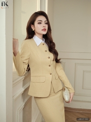 Set FIONA cực sang, dễ lên đồ LUBD25100011 (Áo khoác kèm chân váy bút chì dài)