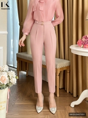 Quần Baggy Đai Cạp NK Fashion Thanh Lịch, Nữ Tính Vải Mềm Mịn NKQU2407001