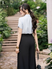 Quần ống rộng ly súp rộng rãi, thoải mái NKQU2604002
