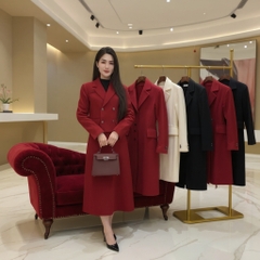 Áo khoác dạ cổ vẻ giao cúc đẹp mà ấm áp NKAK2511008