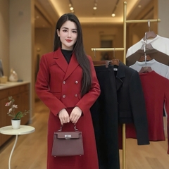 Áo khoác dạ cổ vẻ giao cúc đẹp mà ấm áp NKAK2511008
