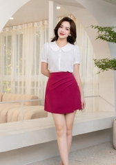 NK FASHION Quần Giả váy Xếp Sườn  NKQU2303010