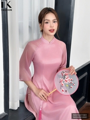 Áo dài 2 tà duyên dáng, mới lạ NKDV2411001 ( ko kèm quần + PK)