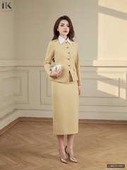 Set FIONA cực sang, dễ lên đồ LUBD25100011 (Áo khoác kèm chân váy bút chì dài)