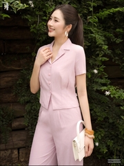 Sơ mi cổ ve súp gấu gọn gàng, xinh xắn NKSM2605007