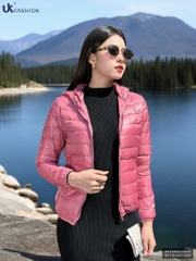 Áo Khoác Gió Lông Vũ UK Fashion Công Sở Nữ Trẻ Trung, Thoải Mái Vải Mềm Mại UKFAK2410006