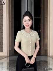 Sơ mi bô đê cổ kiểu dáng mới, lịch sự, thanh lịch NKSM2501028