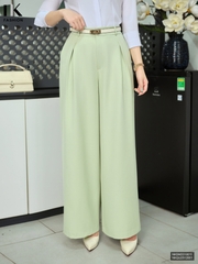 Quần ống rộng xếp ly Nk thoải mái, sang xịn, dễ mặc NKQU2512001
