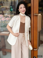 Blazer cộ gấm 2 lớp sang xịn, trẻ trung LUAK2508001
