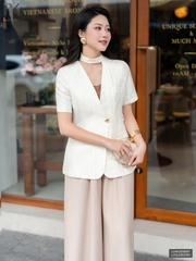 Blazer cộ gấm 2 lớp sang xịn, trẻ trung LUAK2508001
