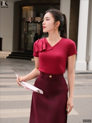 Áo thun rẻ quạt, kiểu cách mới lạ, co giãn đa chiều NKAT2501001