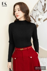 NK fashion Áo Len Cao Cổ Bó Gấu NKFAL2312007