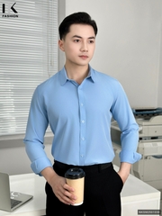Sơ mi nam lịch sự, dễ phối đồ và ghép set đồng phục cùng áo nữ NKSM2501030