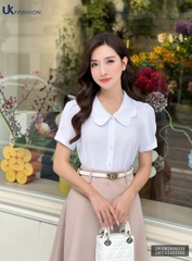 Chân váy xòe UK Fashion Công Sở Nữ Thanh Lịch, Vải Mềm Mịn UKCV2405005