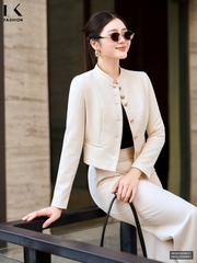 Áo khoác cổ tàu cúc Trendy NKAK2609001 ( Áo khoác rời không kèm SM/AL/AT/QU/CV/PK )