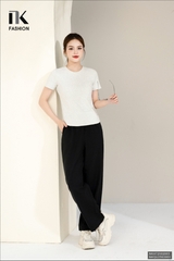 Quần baggy chun LINEN trẻ trung, dễ mặc NKQU2503001