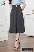Chân Váy A Diễu Cạp NK Fashion Công Sở Nữ Thanh Lịch Vải Mềm Mịn NKCV2405003