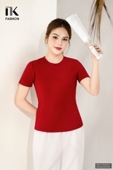 Áo Thun Cổ Tròn Croptop 25, Năng Động Vải Mềm Mịn NKAT2502005