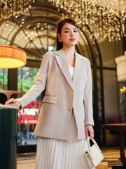 Vest Brazer dáng rộng 4 cúc siêu sang NKAK2507002