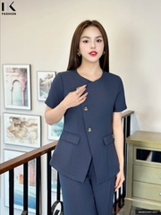 SET NK LUCIE Sang Trọng Chất Vải Cao Cấp NKBD2501001 ( Gồm cả áo + quần )