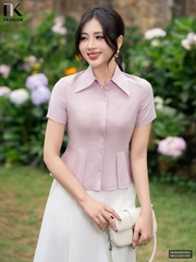 Sơ mi súp peplum điệu đà, tôn eo NKSM2603005