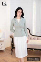 Vest 2 Lớp 4 Cúc Bọc Ve Hech Thanh Lịch, Sang Trọng NKAK2311002