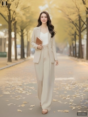 Quần ống rộng Unaa dễ mặc, thoải mái, mềm mịn UNQU2509001