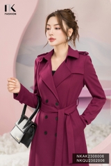 Áo Mangto 6 cúc nẹp dáng dài NKAK2308006