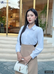 Sơ mi mí nẹp dài tay lịch sự, duyên dáng UKSM2409006