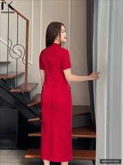 Set Áo Cổ U Và Chân Váy Bút Chì Thanh Lịch, Nữ Tính Vải Mềm Mịn NKBD2412003 ( Ko kèm PK )