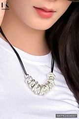 Vòng cổ CHOKER da phối hợp kim NKPK2404
