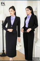Áo Vest 2 Lớp Cúc Nẹp NK Fashion Công Sở Nữ Thời Thượng, Sang Trọng Chất Liệu Cao Cấp NKAK2407006