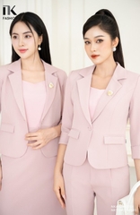 Vest 2 lớp tay lỡ lịch sự, sang trọng, nhiều màu sắc NKAK2407001 ( ko kèm quần/CV + PK)