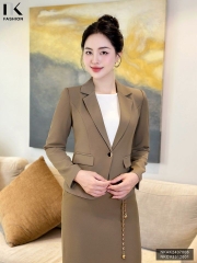 Áo Vest 2 Lớp Cúc Nẹp NK Fashion Công Sở Nữ Thời Thượng, Sang Trọng Chất Liệu Cao Cấp NKAK2407006
