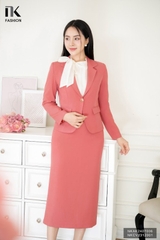 Áo Vest 2 Lớp Cúc Nẹp NK Fashion Công Sở Nữ Thời Thượng, Sang Trọng Chất Liệu Cao Cấp NKAK2407006