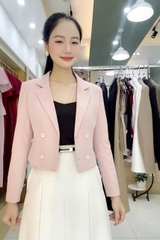 Vest 2 lớp 4 cúc croptop thanh lịch, gọn gàng NKAK2509005