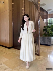 Vest 2 lớp 4 cúc croptop thanh lịch, gọn gàng NKAK2509005