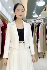 Vest 2 lớp 4 cúc croptop thanh lịch, gọn gàng NKAK2509005