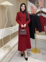 Áo khoác dạ cổ vẻ giao cúc đẹp mà ấm áp NKAK2511008