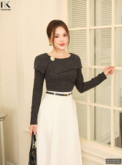 ÁO LEN DÀI TAY VAI CHUM NKAL2507001