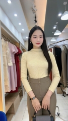 Áo giữ nhiệt len phảy mới lạ NKAL2510010