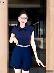 Áo Thun Vai Chờm Cổ Sen Thoải Mái, Nữ Tính Nàng Diện Hàng Ngày NKAT2501007