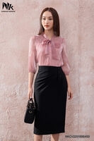 Chân Váy Bút Chì Ba Cúc Basic NKCV2201006