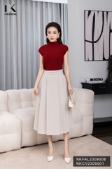 Chân Váy Xòe Xếp Cạp NKCV2309001